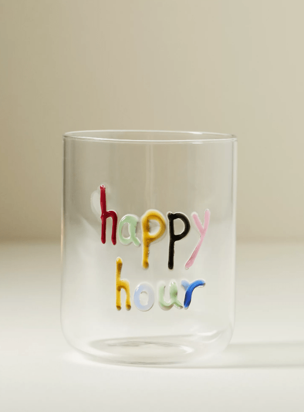 Love Notes Juice Glass from Anthropologie