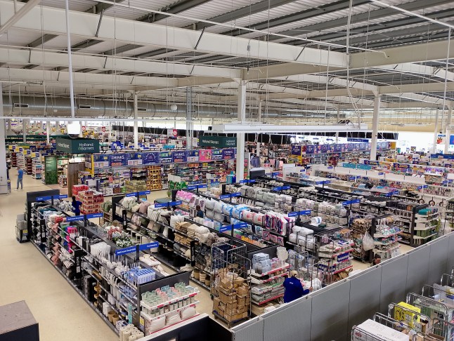 The view from the Cafe at Tesco Walkden.