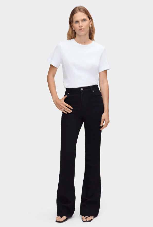Mid Rise Slim Flare Jeans from ALIGNE