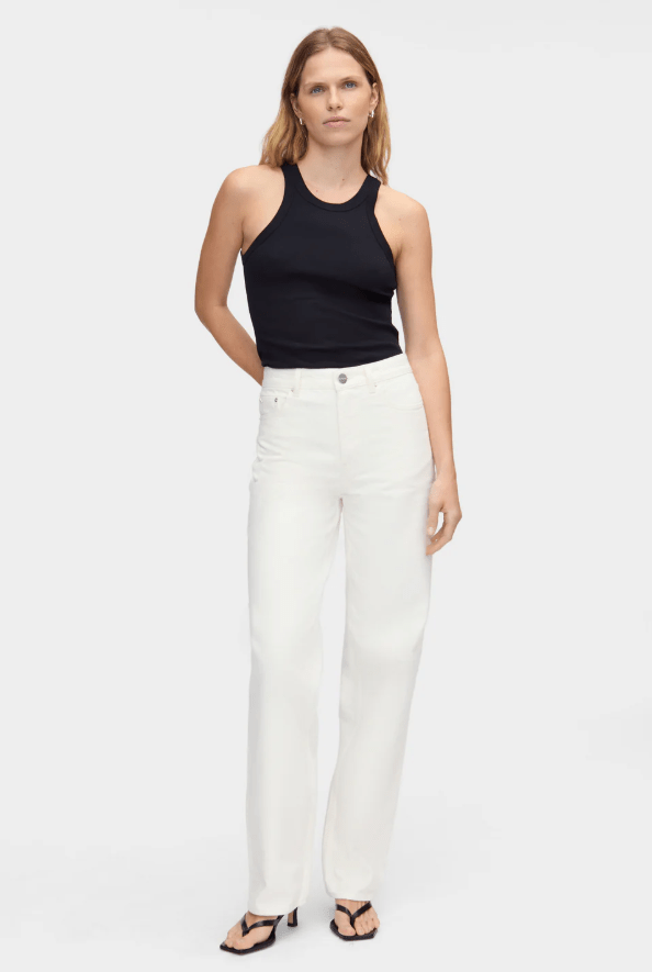 High Rise Straight Leg Jeans from ALIGNE