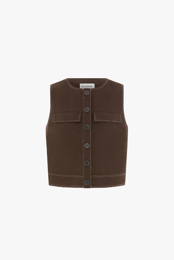 Summer Utility Linen Top from Align