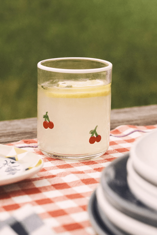 Anthropologie Icon Juice Glass