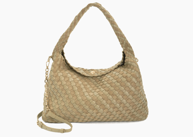 Deliberate L Woven Shoulder Bag from Dune