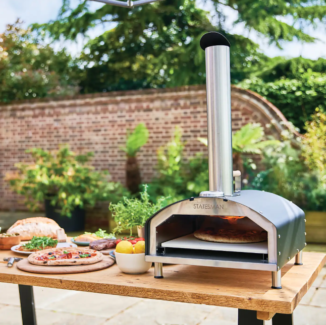 Statesman 13inch Wood Pizza Oven from Dunelm