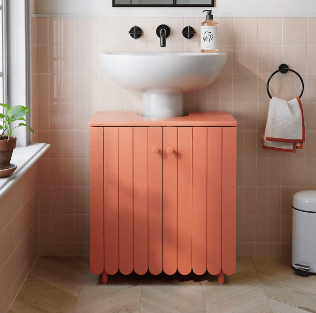 Scallop Under Sink Unit from Dunelm