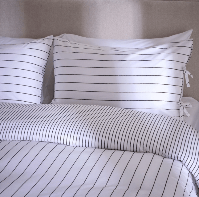 Dusk Malmo 100% Cotton Reversible Duvet Cover & Pillowcase Set