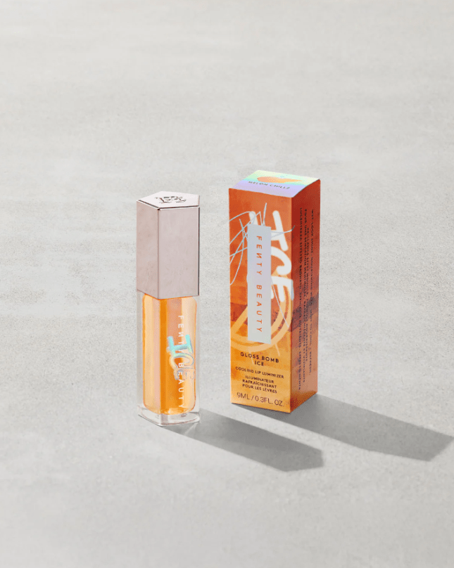 Gloss Bomb Ice Cooling Lip Luminizer in Melon Chillz from Fenty Beauty