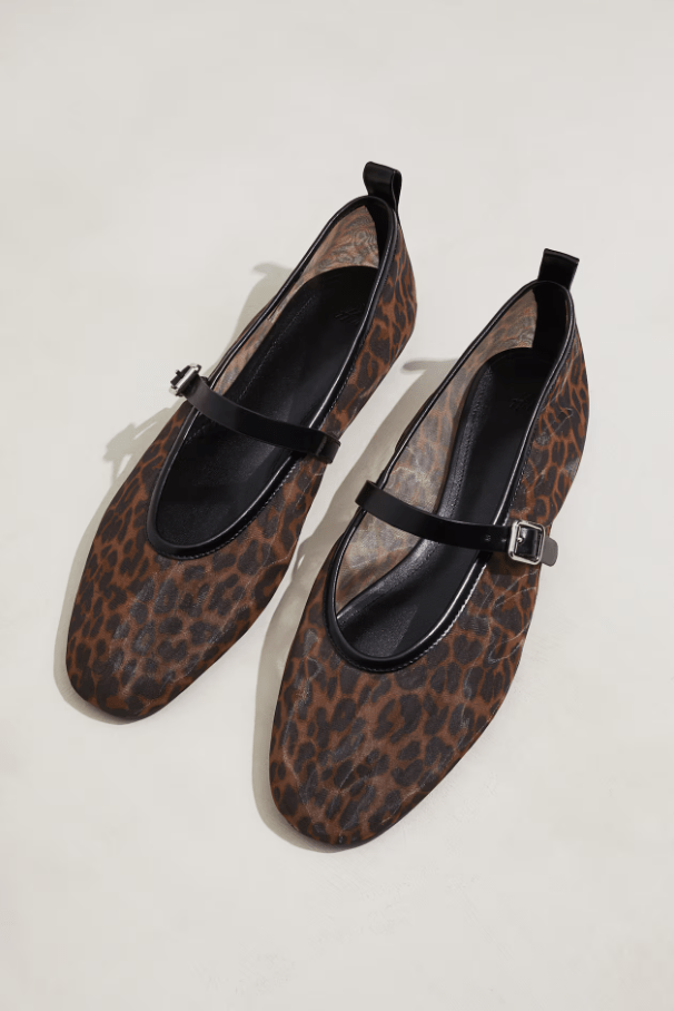 H&M Mesh Mary Jane Ballet Pumps