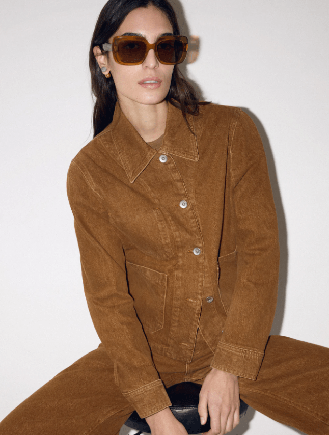 Cooper Denim Cropped Jacket from Jigsaw