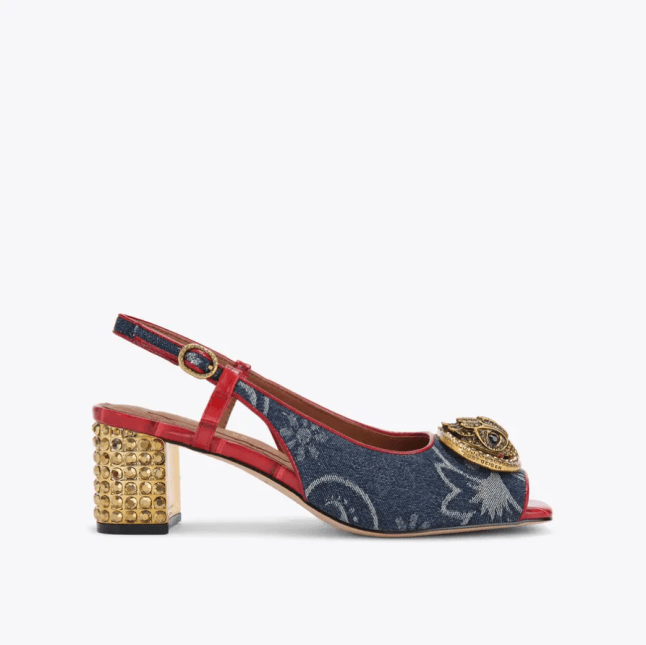 Kurt Geiger London Chelsea Block Sling Back Heel