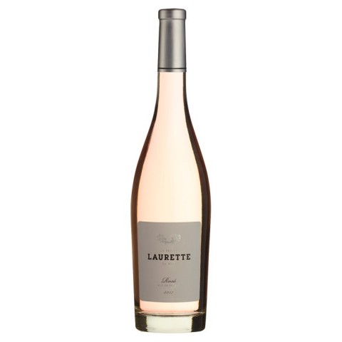 A bottle of La Petit Laurette Rosé from Co-op on a white background