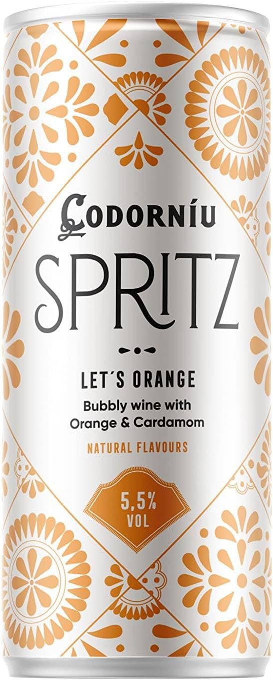 A can of Codorniu Spritz Lets Orange