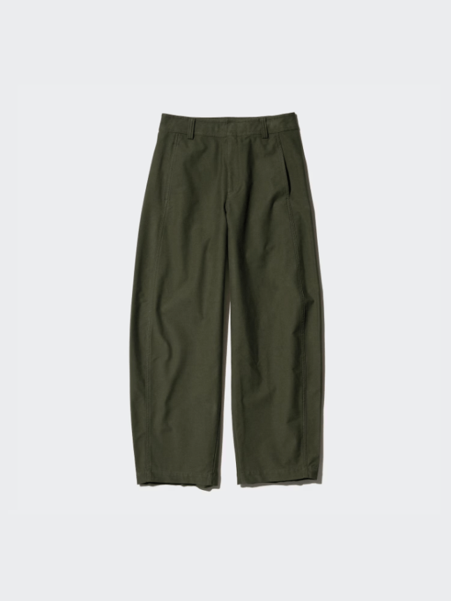 Flat image of the Jersey Barrel Leg Trousers