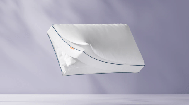 Emma Premium Cloud Pillow Bundle floating in mid-air