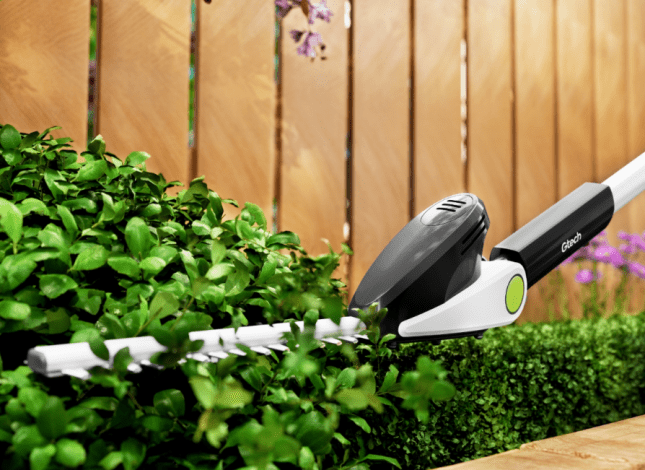 Model using Lightweight Hedge Trimmer LHT50 from Gtech