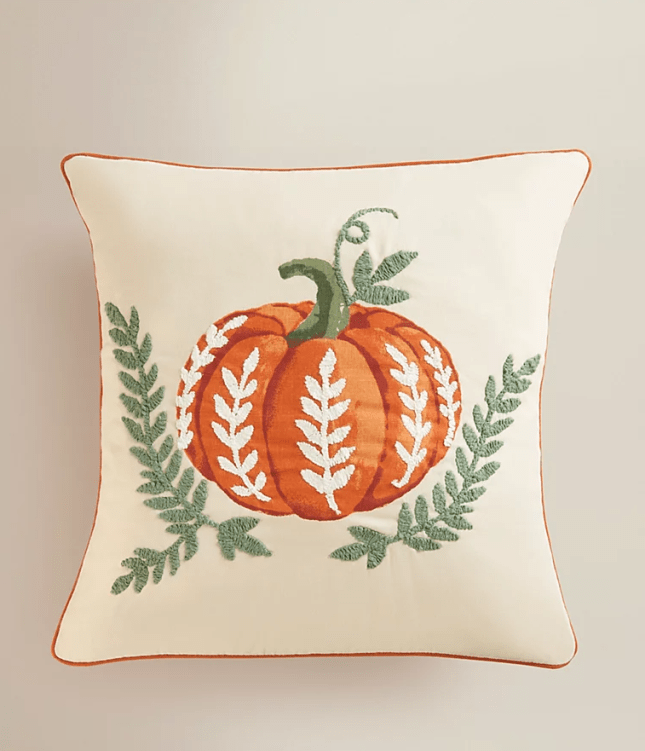 George at Asda Orange Pumpkin Cushion