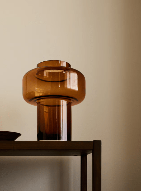 Brown tiered H&M vase