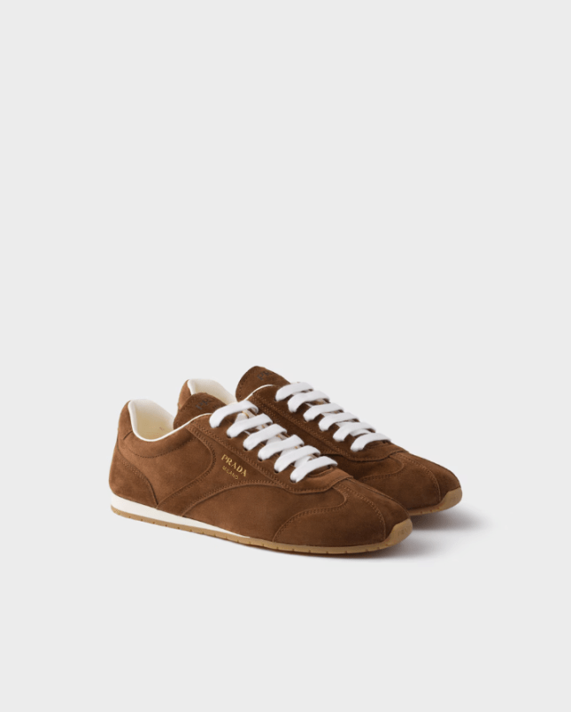 Brown Prada sneakers