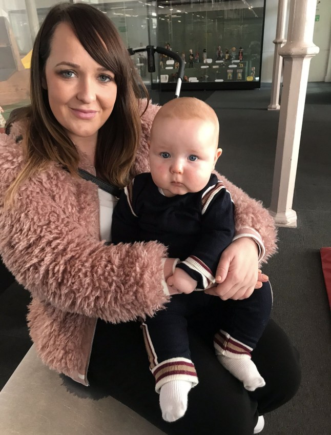 PIC FROM KENNEDY NEWS AND MEDIA (PICTURED: THE ORIGINAL PHOTO OF CHLOE WALKER, NOW 34, WITH HER SON HENRY WALKER, NOW 7, BEFORE SHE EDITED IT TO MAKE HER FOREHEAD APPEAR SMALLER) A mum felt so self-conscious about her hairline that she would EDIT PHOTOS to 'shrink' her 9cm forehead - before surgery 'changed her life'. Chloe Walker had always been insecure about the size of her forehead and kept it covered with a fringe since she was around 10 years old. The 34-year-old reckons she's gone through thousands of bottles of hairspray over her lifetime as she desperately tried to keep the fringe in place. DISCLAIMER: While Kennedy News and Media uses its best endeavours to establish the copyright and authenticity of all pictures supplied, it accepts no liability for any damage, loss or legal action caused by the use of images supplied and the publication of images is solely at your discretion. SEE KENNEDY NEWS COPY - 0161 697 4266
