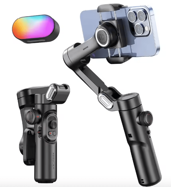Mobile phone on extendable AliExpress device