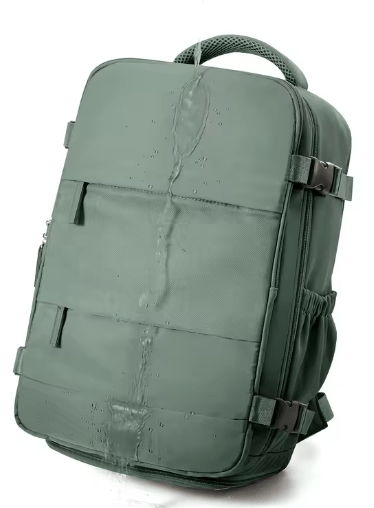 Green AliExpress backpack