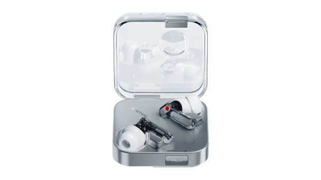 White nothing earphones