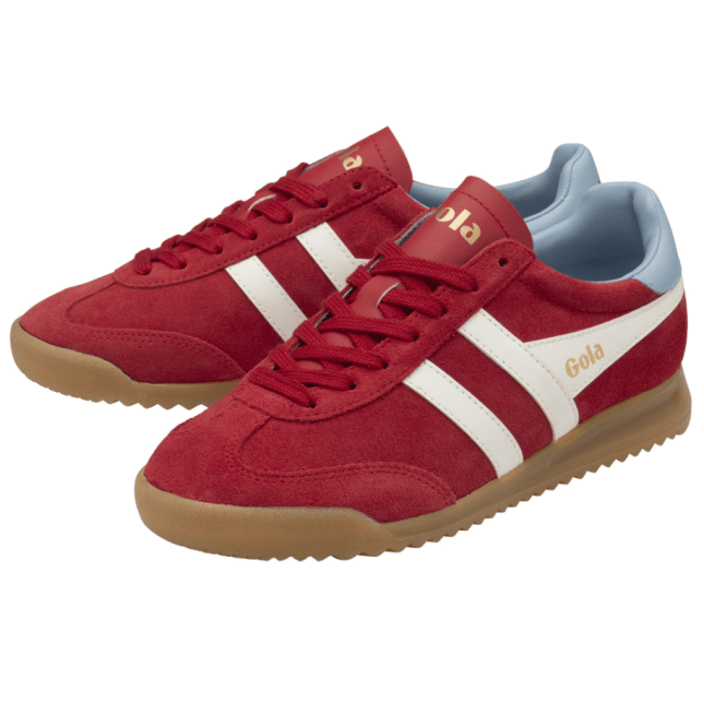 Gola Classics Women's Torpedo Trainers in a burgundy shade