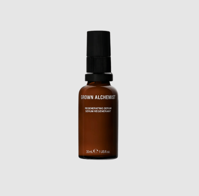 Brown glass bottle with black cap