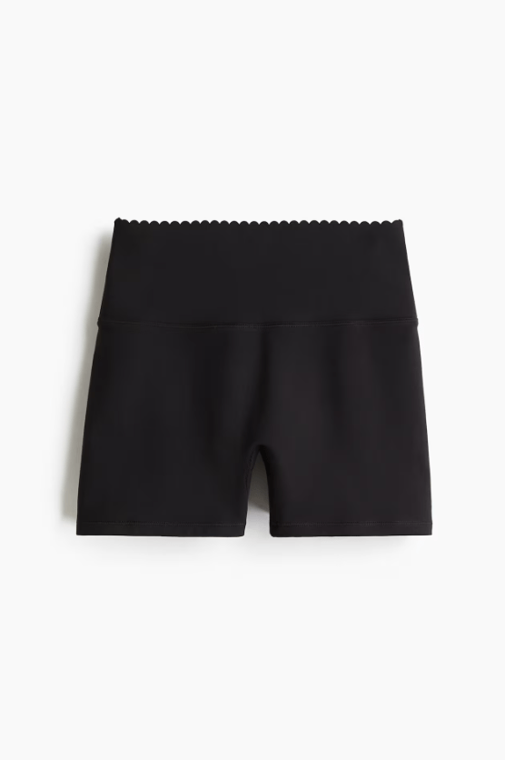 Black Sports Cycling Shorts with SoftMove™ Lycra®
