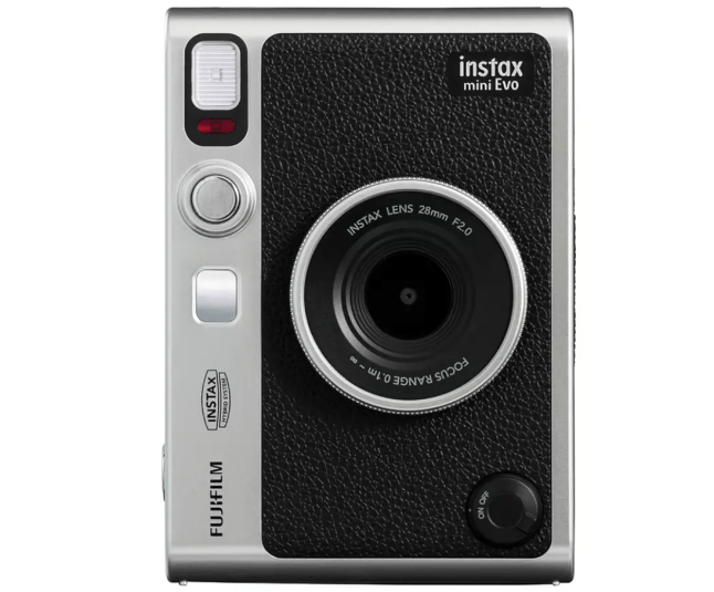Black instax mini Evo Instant Camera
