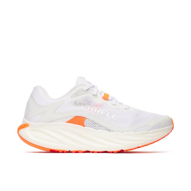 White trainer from Merrell with orange detail