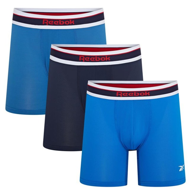 Blue, black and blue Reebox boxers
