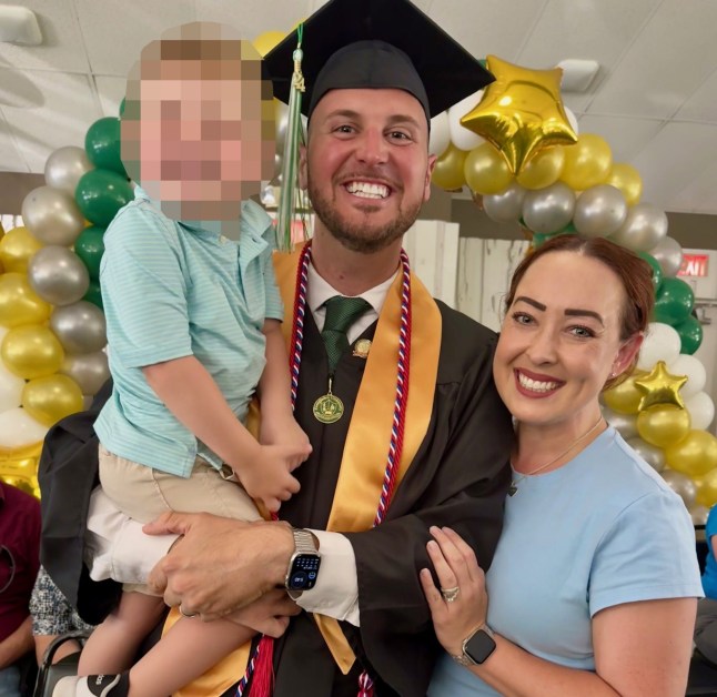 Story from Jam Press (Veteran Near Death) Pictured: Chase with his wife and kid at his graduation. ?I flatlined for a few minutes as I floated above my body ? I met JESUS and he sent me back to Earth? A man who flatlined for a few minutes has revealed how he floated above his body and met Jesus, who sent him back to Earth. Chase Skylar DeMayo had been training tirelessly for his spot in the Air Force. While he tried to manage the stress, it all got too much for him one day. He was found, completely unconscious, by his supervisor. The 38-year-old was rushed to the hospital, where X-rays and blood tests were carried out. And although he seemed fine, Chase?s vision suddenly blurred and he recalled floating mid-air as he was greeted by a familiar face and voice; Jesus?. ?The last thing I heard was alarms going off,? the Air Force Veteran told NeedToKnow. ?A calming voice told me that it would be OK, and I felt no fear at all ? only peace. ?I watched my body from above as I spun upward like a tornado, surrounded by lights, angels, laughter and music like bells. ?I ended up in a vibrant garden with colours brighter than anything here on Earth. ?There, I saw Jesus. ?Not the usual image, but with curly brown hair, green eyes and a warm smile. ?He was playing with a child who was my younger, happier self. ?We connected without words. ?He told me to go back and spread love, laughter, light and joy. ?And reminded me of my true purpose on Earth beyond everyday struggles. ?No matter my past, I had light to chase and share.? Chase, who was only 19 at the time, was alone when he first fell unconscious. He already ?felt off? that same morning, and it became clear why when an air embolism entered his IV drip at the hospital, causing cardiac arrest, where he flatlined. When he woke up, he was unhooked from the multiple machines keeping him alive, and miraculously, his heart functioned as if nothing had happened. He said: ?I was discharged quickly, with tests showing no damage. ?But I remember everything. ?I was fully aware, and the initial pain I felt turned into calm. ?There was an element of surprise, though no fear about dying. ?It was peaceful and beautiful, like cool ice leaving my chest. ?I didn?t want to leave the garden at first, but I understood my purpose wasn?t done.? Chase, who was pronounced dead for a few minutes, says he can now sense other people?s emotions and that his ?palms tingle? when speaking to God or Jesus. Not only that, he claims to have an ability to heal with just his hands. Ultimately, he retired from his position on medical grounds. Now, Chase, from Florida, US, has just completed his doctorate in holistic counselling, with the aim of guiding people toward their life?s purpose. He added: ?It?s changed everything for me. ?I chase forgotten joys. ?And I live with a reminder each day to live with purpose, chasing light even in dark times. ?I feel grateful and transformed. ?I hid it for years to avoid being labelled, but I now see it as a gift that reshaped my path. ?I?m no longer fearful of death and embrace how fragile life is instead. ?I still communicate with Jesus, angels and find peace in the unknown.? ENDS EDITOR'S NOTE: Video Usage Licence: (EXCLUSIVE) We have obtained an exclusive licence from the copyright holder. A copy of the licence is available on request. Video Restrictions: None.