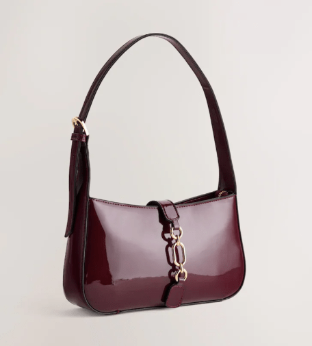 Burgundy Next shoulder bag