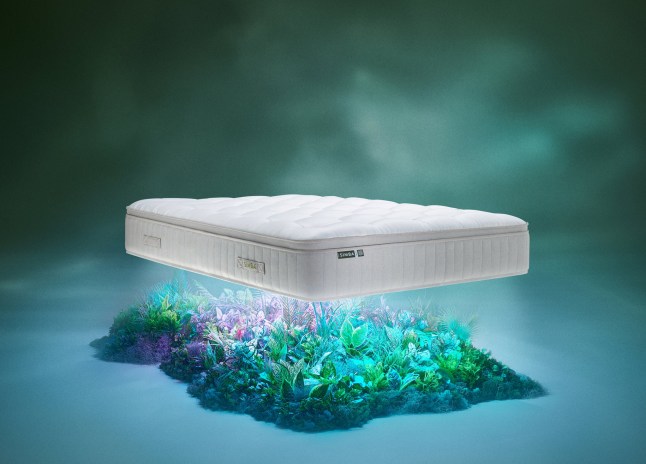 Floating mattress with natural fibres from Simba