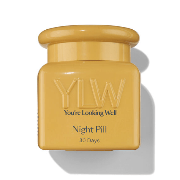 Yellow pot of You're Looking Well Night Pill