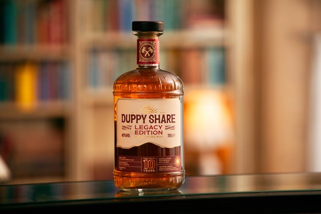 Bottle of Duppy Share rum