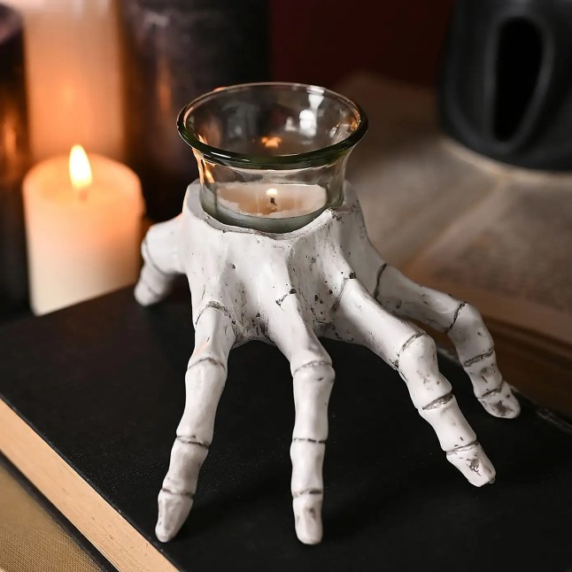 White skeleton hand from Dunelm
