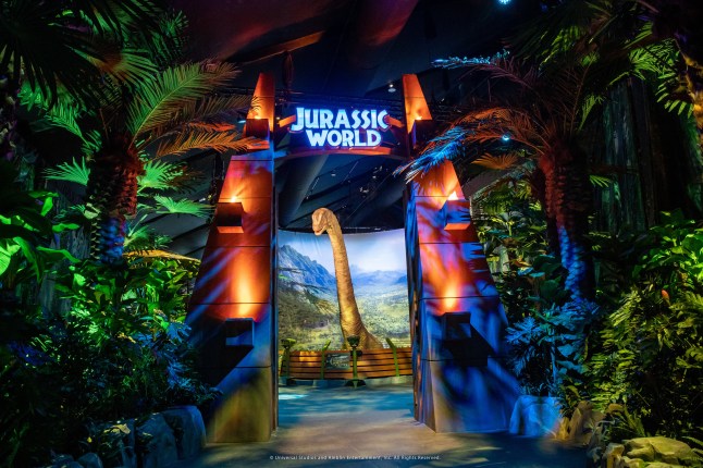 Enterance to Jurassic World: The Experience