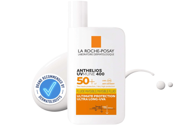 White suncream bottle