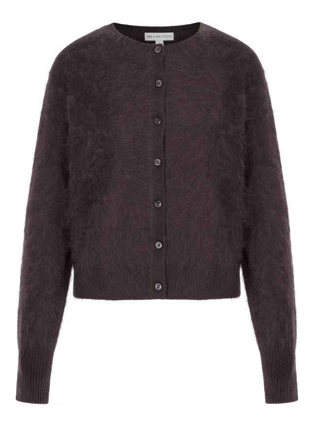 Dark brown cardigan