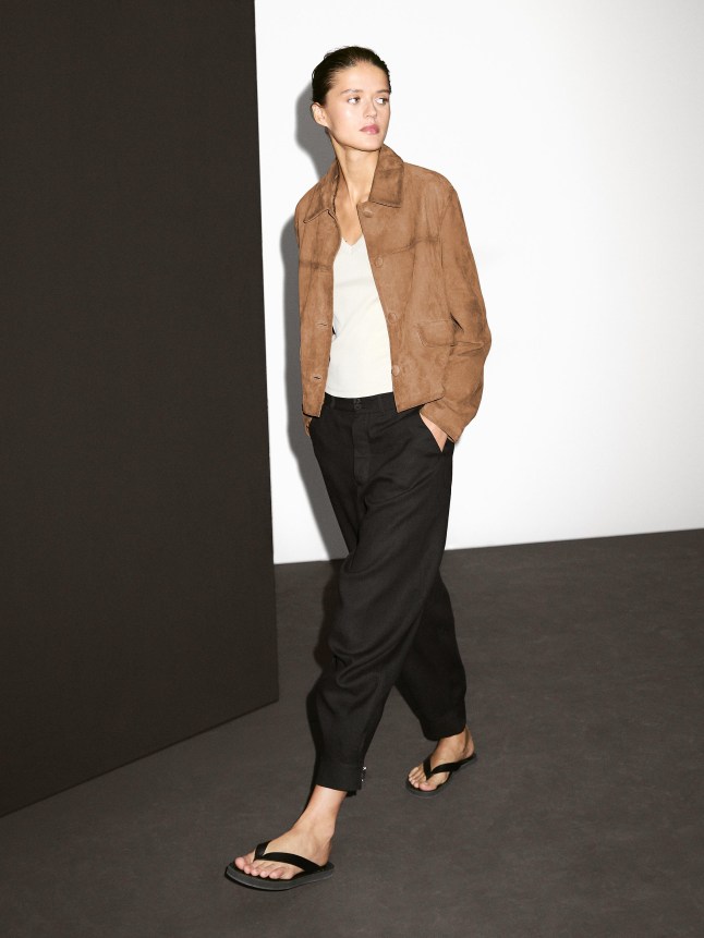Model wears Massimo Dutti Jacket