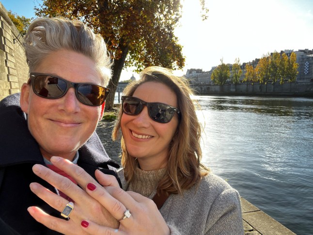 Kit and Kit's wife, Emma