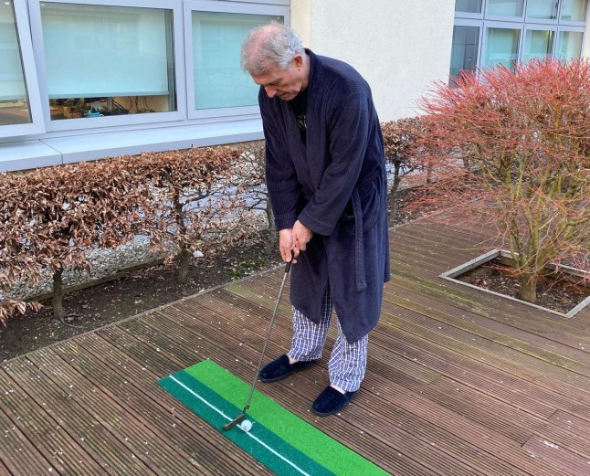 Mark in February 2023. // A man's personality changes and increased "grumpiness" turned out to be symptoms of a deadly tumour. Jean Gurrey, put her husband, Mark, aged 70, short temper and irritability to him, "just liking a good moan". During the same period, Mark, a keen golfer, began experiencing mini seizures. A CT scan later revealed that a brain tumour was the cause.