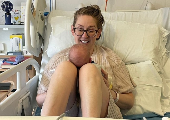 Lisa Wootten holding Noah after surgery. A first-time mum diagnosed with a brain tumour weeks after giving birth "struggled to bond with her son" as a result.Lisa Wootten, 37, gave birth to her son, Noah, in September 2024 after a seizure at 38 weeks led to an emergency c-section.This came after almost two years of unexplained seizures that were repeatedly attributed to nerve problems and other causes. Just two weeks later, Lisa was diagnosed with a 5cm meningioma. Photo released 17/10/2025