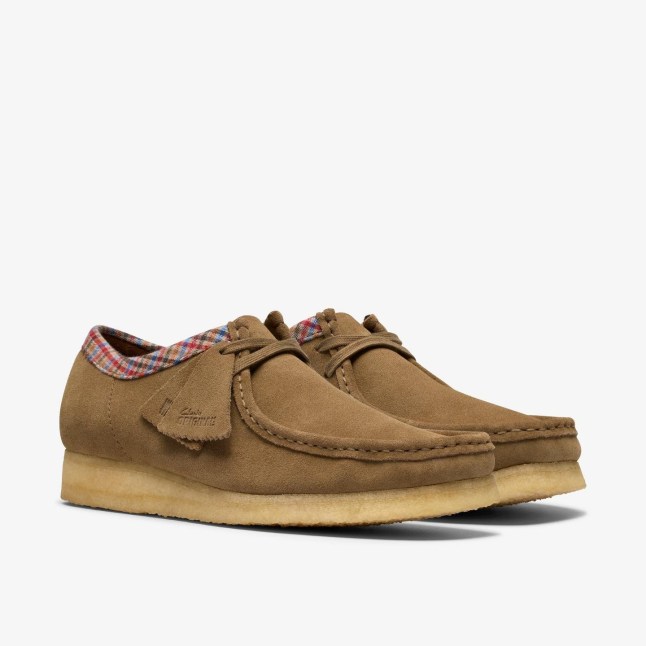 Wallabee Dark Taupe Combination CLARKS