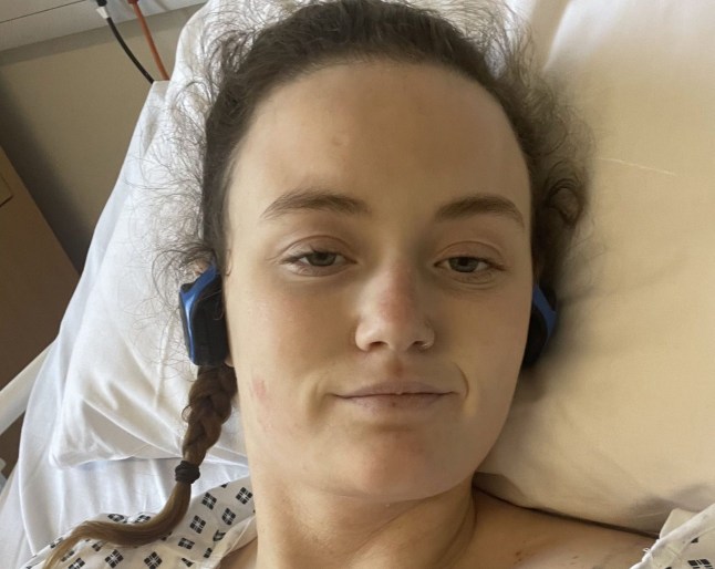 Pic from Kennedy News & Media (Pictured: SKYE OWEN, THEN 23, IN HOSPITAL WHEN SHE CLAIMS SHE HAD SEPSIS.) A super-fit outdoor instructor claims doctors dismissed her for being 'dramatic' over back pain - that turned out to be killer sepsis. Skye Owen, from Newquay, Cornwall, first began to experience hip pain after a weekend of hiking, surfing and climbing in September 2024. When the pain began to travel up her lower back days later, she booked a GP appointment and said she was told her hip and back pain was sciatica and sent her home to rest. DISCLAIMER: While Kennedy News and Media uses its best endeavours to establish the copyright and authenticity of all pictures supplied, it accepts no liability for any damage, loss or legal action caused by the use of images supplied and the publication of images is solely at your discretion. SEE KENNEDY NEWS COPY - 0161 697 4266