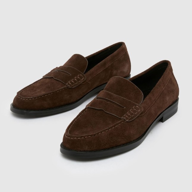 Brown Schuh loafers