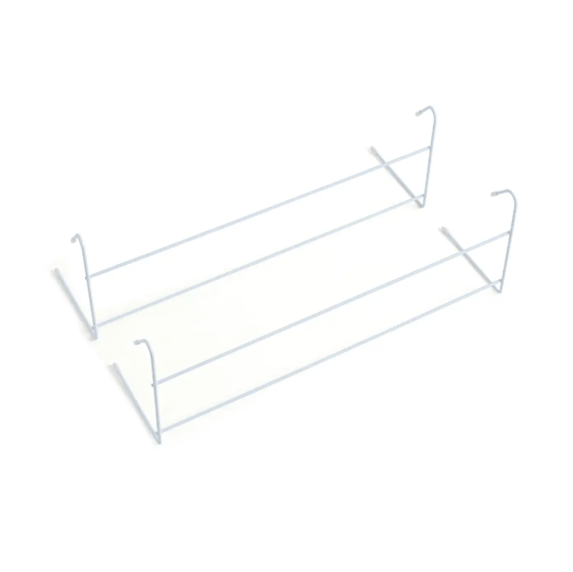 White Dunelm Pack of 2 Over Radiator White Airers