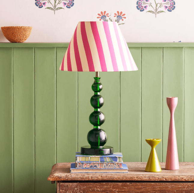 Pink and green Pooky lighting lamp